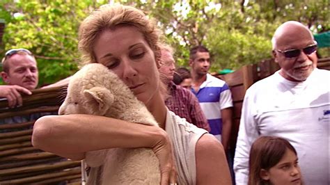 Céline Dion Visits Lion's Park & Safari In Johannesburg